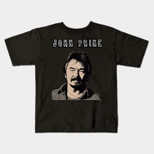 John Prine --- Retro 70s Style Kids T-Shirt